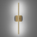 Tipace Modern Bathroom Light Fixtures,Hardwired Wall Sconces,360°Rotate,LED Brushed Brass Vanity Light Bar,5500K White Light Wall Wall Light Fixtures for Bathroom,Living Room,23.6 Inch