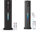 8L 2.1Gal Quiet Cool Mist Humidifiers+8L 2.1Gal Smart App Humidifiers for Large Room Bedroom Home with 7 Colors Light(White,Black)