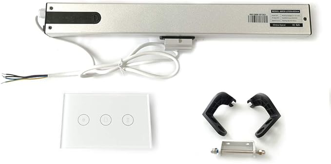 Smart Adjustable Stroke Automatic Window Opener Compatible with Alexa (Receiver Build in Adjustable Stroke Automatic Window Opener with WiFi Switch)