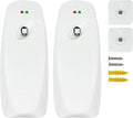 Automatic Air Freshener Dispensers, Timing Aromatherapy Diffuser for Bathroom, Office, Commercial & Home, 2 Pack Wall Mounted or Freestanding, White