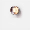 Modern LED Wall Lamp - Amber Jelly Sconces for Living Room, Corridor, Study & Dining Room - Smokey Grey Fixture - Stylish Home Decor Lighting