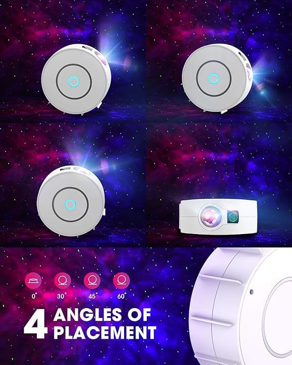 Star Projector,Smart APP & Voice Control Galaxy lamp, Compatible with Alexa & Google Home, for Kids Adults Bedroom