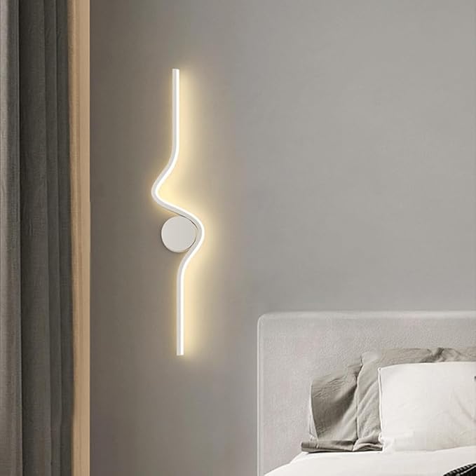 Minimalism Modern Creative LED Wall Lamp Bedroom Minimalism Living Room Sofa Backdrop Wall Light Stairs Aisle Atmosphere Lighting Wall Lamp