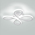 ADISUN Modern LED Ceiling Light, 6000K Semi Flush Mount Ceiling Light Fixture, Modern Unique Lights for Living Room Bedroom Corridor Aisle Hallway (L11.5*W11.5*H1.18)