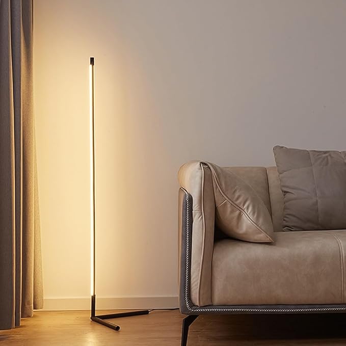 SONGCHAO Reading Light Background Wall Corner Atmosphere Lamp Modern Minimalist Floor Lamp Personalized Creative Bedroom Bedside Standing Lamp Floor Lamps for Living Room