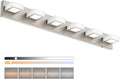 Ralbay Brushed Nickel Bathroom Lights Fixtures Dimmable 5 Color Temperature Acrylic Modern Vanity Lights for Bathroom Brushed Nickel-5 CCT 40.4 inch