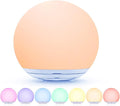 Night Light for Kids, USB Rechargeable LED Night Lights Table Lamp with Dimmable,Warm Light,7 Colors,Touch Control, 0.5/1hour Timer for Nursery, Baby,Bedroom and Outdoor Camping