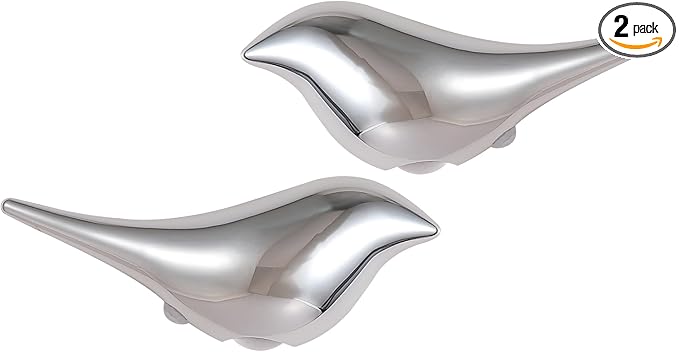 Silver Birds Night Lights with Motion Sensor(1-Pair), Rechargeable Battery Operated & Wireless Wall Lights, Home Decor for Living Room, Bedroom, Easter Gift