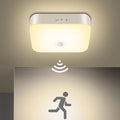 Wireless Motion Sensor Light - 500LM Battery Operated Closet & Shower Light, 3000K Warm, Indoor/Outdoor for Closet, Shower, Porch, Hallway, Garage