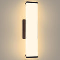 Kalium 16in Modern Wall Sconces, Dimmable Bathroom Vanity Lights, 3000K Warm White LED Indoor Sconces Lighting for Bathroom, Stairs, Living Room, Bedroom. Hardwired.