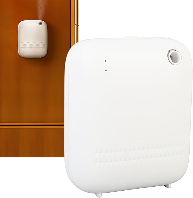 Smart Scent Air Machine, 120sqm Coverage Bluetooth App Control Waterless Essential Oil Diffuser USB Battery Powered Cold Air Diffusers with 150ml Oil Bottle for Home Hotel Spa