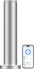 2026 Upgraded Cordless Rechargeable Diffuser - Hotel Scent Diffuser for Whole House- Scent Air Machine -App Bluetooth Control - Waterless Essential Oil Diffuser for Large Room, Studio Office -Silver
