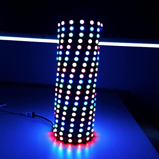 WS2812B RGB LED Strip Individual Addressable Light 16.4FT 60Pixels/m 300Pixels Dream Color SMD 5050 LED Pixel RGB Strip Non-Waterproof DC5V (Black PCB)