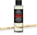 Urban Naturals Leather Mahogany Scented Oil Reed Diffuser Refill | Includes a Free Set of Reed Sticks! Masculine Blend of Smoky Bergamot, Leather, Spice, Amber and Wood – 4 oz. Made in the USA