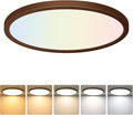 Brightever LED Flush Mount Ceiling Light Fixture Oil Rubbed Bronze, 24W 3200LM 5CCT Dimmable LED Ceiling Light, 2700K/3000K/4000K/5000K/6500K, 12 Inch Ceiling Lamp for Bedroom, Dining Room, 1 Pack