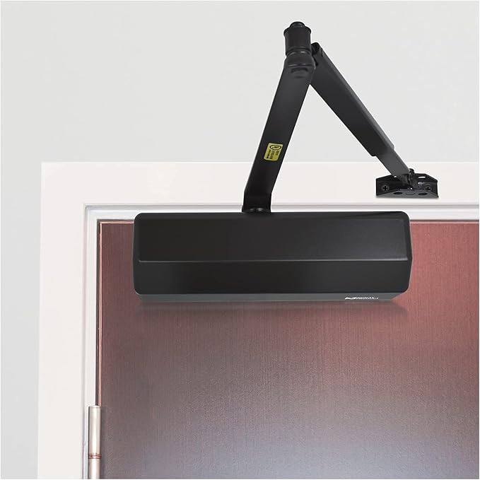 Nuk3y 9000 Series Grade 1 Heavy Duty Door Closer, Multi-Mount, Adjustable Size 1-6, ADA Compliant, UL Listed
