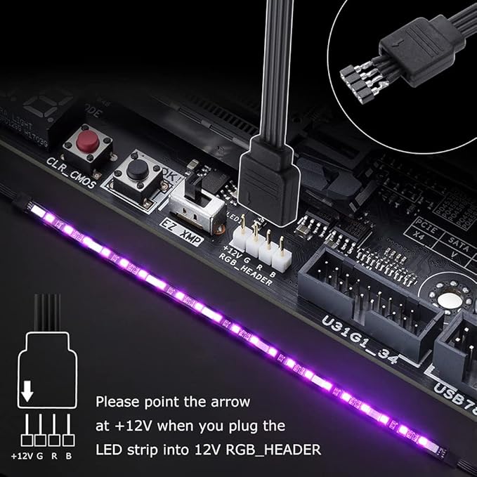ALITOVE PC RGB LED Strip Light for Storefront Business Bluetooth APP Control LED Modules for Signs 40ft 80PCS 5050 SMD LED IP65 Waterproof Module Light for Window Store Advertising Decor, 4pcs