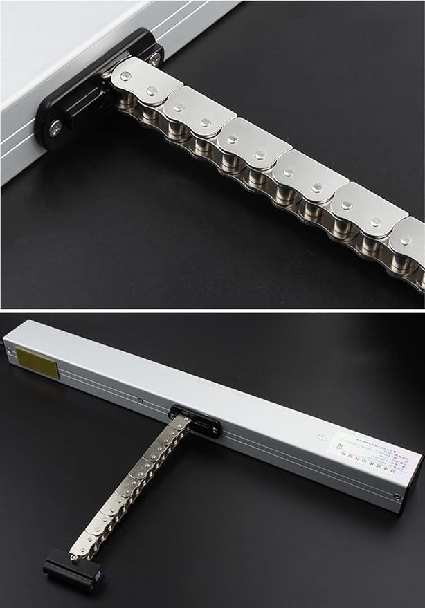 Electric Window Opener, DC24V, Window Control System - Automatic Chain Motorized Opener for Casement Windows, Skylights, Roof Vent, Stroke: 300mm, 400mm, 500mm, 600mm, Torque 600N (Size : 400mm)
