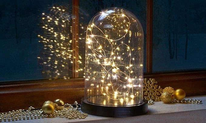 PERFECTDAY String Lights, 200 LED 66 FT Copper Fairy String Lights Warm White Waterproof USB Powered String Light for Indoor Outdoor Party Decoration