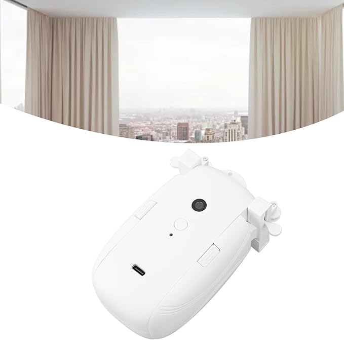 Automatic Curtain Opener Remote Controlled Curtain Robot Smart Electric Curtain Opener Motor with Remote Control for Roman Rod and Curtain Track System