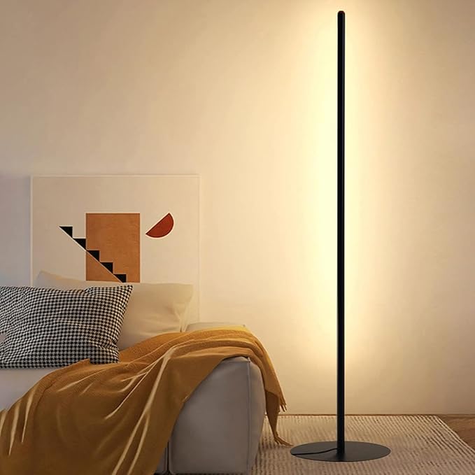 Floor Light Simple LED Floor Lamp Corner Light Energy Efficient 20 Inch Atmosphere Minimalist Home Living Room Bedside Sofa Lantern