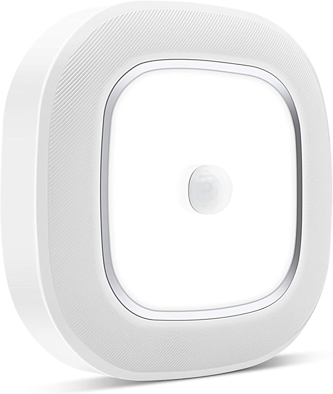 Motion Sensor Ceiling Light Battery Operated, Wireless Motion Activated LED Light 300LM White Indoor Lights for Closet Cordless Stair Hallway Bedroom Pantry Shed Shower Light