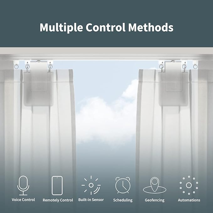 Aqara Smart Curtain Motor E1 Plus Aqara Smart Hub E1 (2.4 GHz Wi-Fi Required), Electric Curtain Driver for Home Automation, Support HomeKit, Alexa, Google Assistant and IFTTT (Track Version)