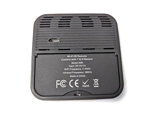 Usmile Smart WiFi Temperature Humidity Sensor with IR Remote Control for Home Automation, Compatible with Alexa, Google Assistant, Tuya, SmartThings