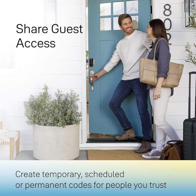 Yale Assure Lock 2 Touch Deadbolt, Black Suede Key-Free Smart Entry Door Lock with Bluetooth Connected Keypad and Fingerprint Scanner for Code Entry (No Wi-Fi), YRD430-F-BLE-BSP