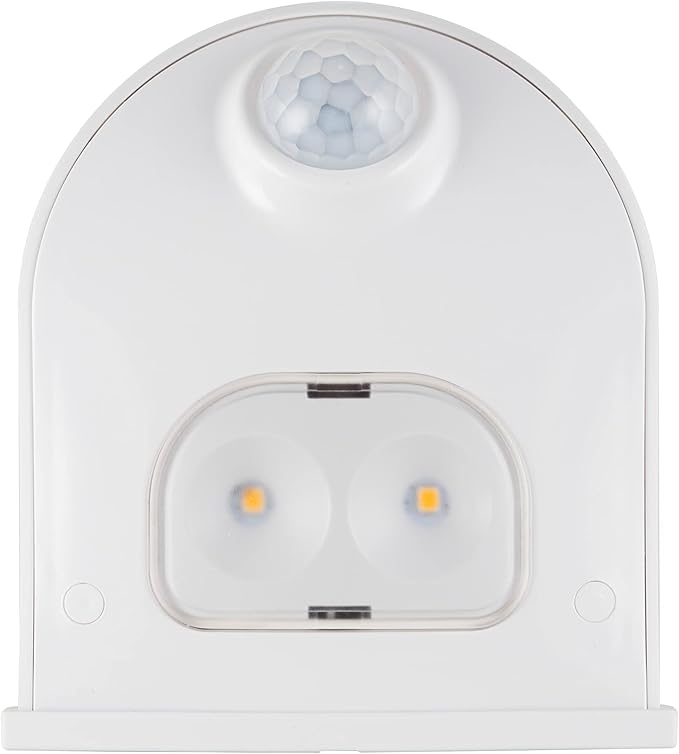 Energizer LED Motion-Activated Security Light, Battery Operated, 40 Lumens, Wireless, Indoor/Outdoor, Over-The-Door, Ideal for Entryway, Porch, Patio, Basement, Shed, Garage, 38184