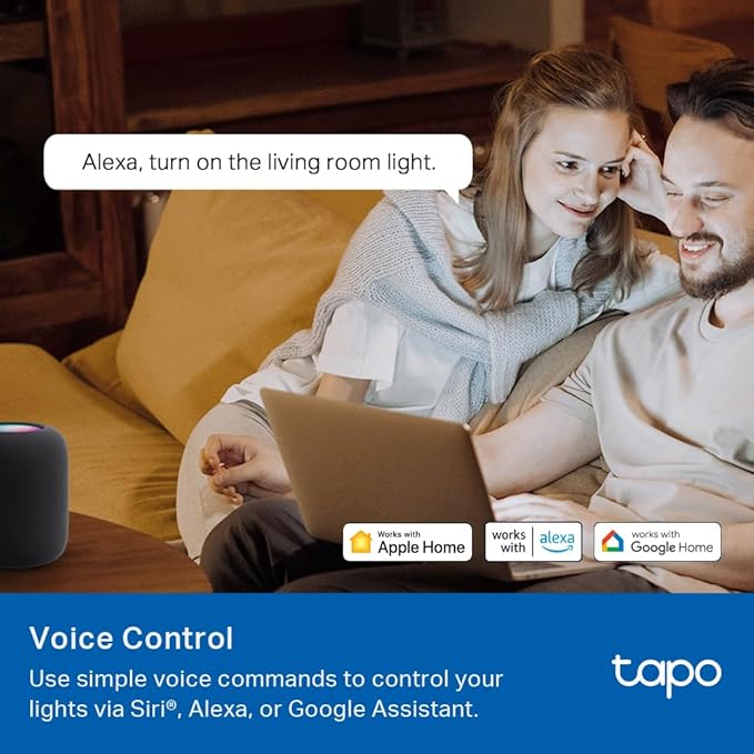 TP-Link Tapo Smart Switch, Single-Pole/3-Way/4-Way, Matter Compatible, Energy Monitoring, Neutral Wire Required, Works with Alexa, Siri, Google Home, SmartThings, UL Certified, 2.4GHZ Wi-Fi, Tapo S515