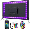 TV LED Light, RGB Color Changing Light Strip, TV Light Strip with Remote Control USB TV Backlight for 32-80 Inch TV, Quick Install Large Size TV/Monitor Backlight, Ambient Lighting (118 inches)