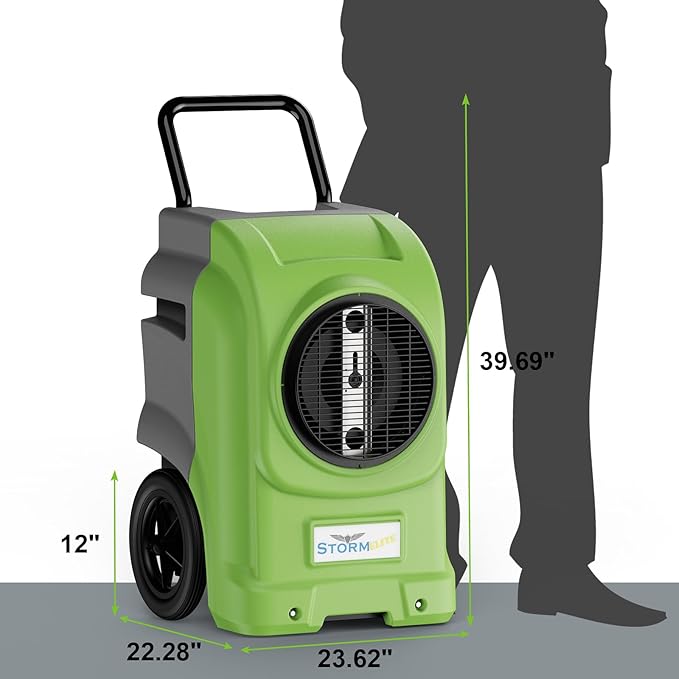 ALORAIR 270 Pints Commercial Dehumidifiers Smart Wi-Fi with Pump, Up to 3,000 Sq.Ft Coverage for Large Room or Basements, Industrial Dehumidifier with Drain Hose, 5 Years Limited Warranty