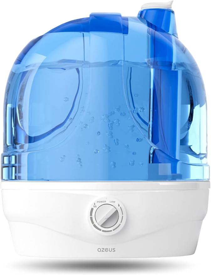 AZEUS Updated Humidifier Series (White, 1.8L)