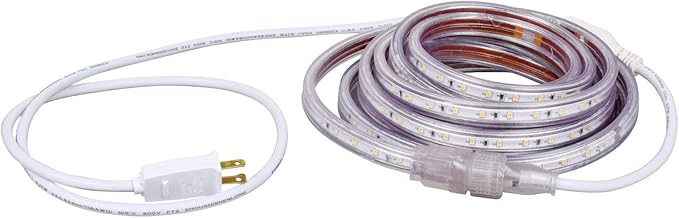 Sylvania LED Plug-in Outdoor Flex Light Strip Complete Lighting Kit 16.4 Inch, 3000K Bright White Color Temperature - 1 Pack