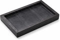 Natural Black Marble Tray for Bathroom | Kitchen | Vanity | Desktop, Stone Organizer for Coffee Table, Dresser, Nightstand, Candles, Soap, Towel, Plant, Jewelry (10" x 6"), Rectangular