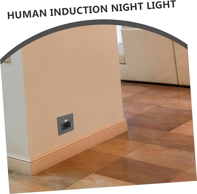 Motion Sensor Led Recessed Step Light Indoor Stair Aisle Lighting Wall Lamp for Illumination Hallways and Rvs Soft Glare