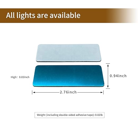 Under Cabinet Lights Magnetic Sticky Under Cabinet Light Replacement Magnetic Strip Under Cabinet Magnetic Strips Magnetic Strips for Lights（Nonmagnet）
