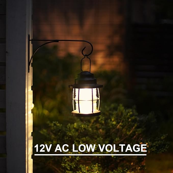 GOODSMANN Landscape Lighting Low Voltage Outdoor Wall Lights 2PK Outdoor Wall Sconce 1.1W LED 32 Lumen with Cable Connectors 2900K Warm White for Patio Front Door Entryway