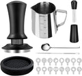 22 PCS Espresso Accessories Kit, Spring Loaded Calibrated Tamper, Spring Loaded Calibrated Tamper, WDT Tool and Dosing Funnel Set Fits Delonghi 58 mm Espresso Coffee Machines and Portafilter