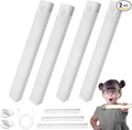 2025 Upgraded Punch-Free Smart Sensor Magnetic Rechargeable LED Lights, Rechargeable Motion Sensor Light, Wireless Motion Sensor Indoor Lights, Stick On Lights for Kitchen/Stairs (4PC-White, 11.8in)