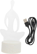 DOITOOL 1set Creative Led Night Control Colorful USB Night Lamp for Yoga Meditation Bedroom Decor and Unique