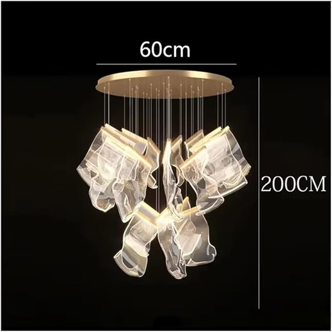 Nordic Home Decoration Modern and Simple Led Pendant Light for Stair,Living Room and Dining Room APP Control Ceiling Light,for Home Decor