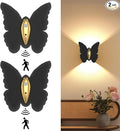 Eneru Battery Operated Wall Sconce Set of 2: 5000mAh Rechargeable Motion Sensor Night Light Wireless Wall Sconces Magnetic Closet Lights Stair Light Indoor Up and Down Wall Lamp for Bedroom Hallway
