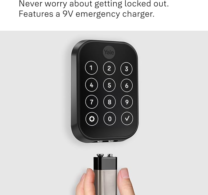 Yale Assure Lock 2 Plus Deadbolt with Wi-Fi Connect, Black Suede, for Vacation Rental Hosts, YRD450-N-CB1-BSP