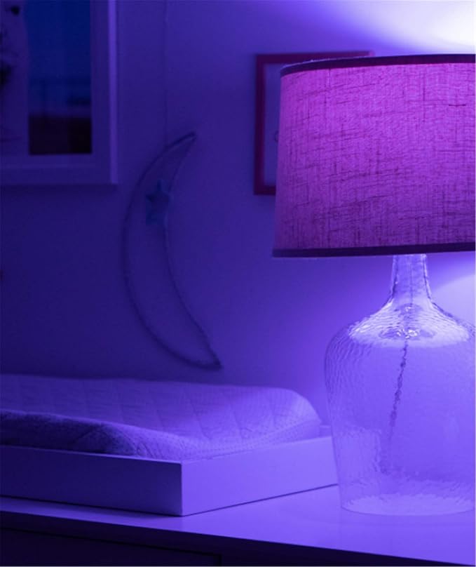 MOBI Smart WiFi LED Bulb Multi-Color Changing LED Light Bulb for Home; Bedroom, Dimmable & Voice Command, Energy Efficient LED Bulbs, No Hub Required, Compatible with Alexa and Google