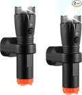 4 in 1 Plug in Emergency Flashlight Rechargeable LED Night Light with Motion Sensor for Power Outage Home Safety Portable Work Light Removable Torch for Camping and Indoor Use(2 Pack)