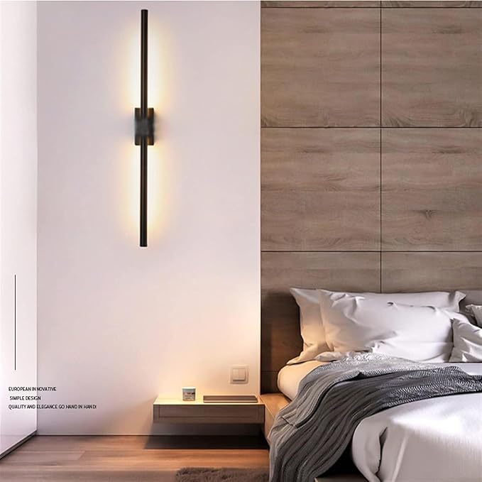 Linear LED Wall lamp, Simple and Stylish dimming Colour Matching Indoor Lighting, Intelligent Remote Control Freely Adjustable Light, Modern