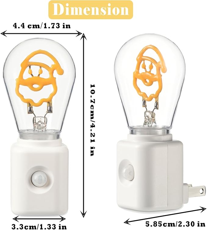 Night Lights Plug into Wall 1-Pack, 1W Plug in Night Light, Motion Activated, 2200K Warm White, Auto-On/Off, for Adults Kids Room Bedroom Bathroom Hallway Kitchen