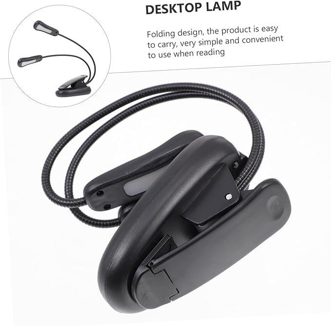 Operitacx LED Desk Lamp Eye Protection 10 Brightness Levels Adjustable Task Light for Reading and Studying USB Charging Suitable for Bedroom and Office